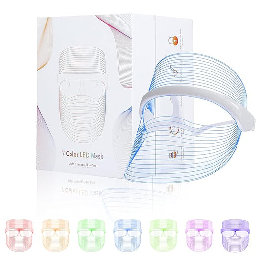 Portable 7 in 1 LED Light Therapy Mask - Luxe Visage
